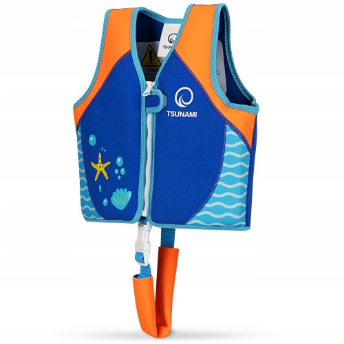 Жилет для плавання Tsunami дитячий 2-3 років (15-19 кг), синій, код: P-5905973406758