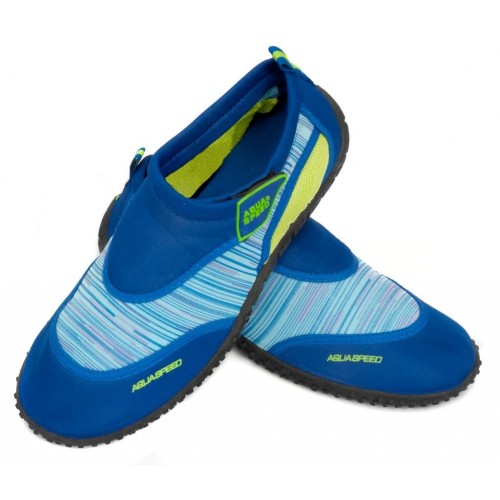 Аквашузи дитячі Aqua Speed Shoe Model 2C розмір 30, синій-блакитний-жовтий, код: 5908217665782