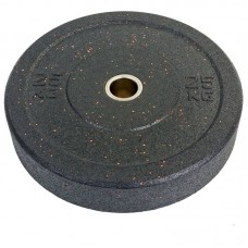 Бамперні диски для кроссфіта Record Raggy Bumper Plates з структурної гуми 25кг (d-51мм), код: TA-5126-25-S52