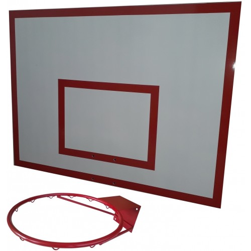Баскетбольний щит металічний PlayGame 900x1200 мм з кільцем, код: БКМ-120