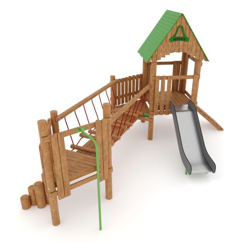 Дитячий ігровий комплекс Miros “Паляниця” 4680х4260х2870 мм, код: WP704 Дитячий ігровий комплекс Miros “Паляниця” 4680х4260х2870 мм, код: WP704