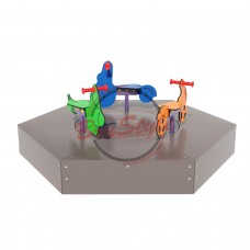 Карусель Miros "Велобіг" з подіумом, код: DIO335