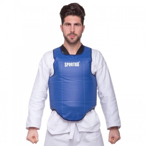 Захист корпусу для єдиноборств SportKo L (48-50), синій, код: SP-4708_LBL Захист корпусу для єдиноборств SportKo L (48-50), синій, код: SP-4708_LBL