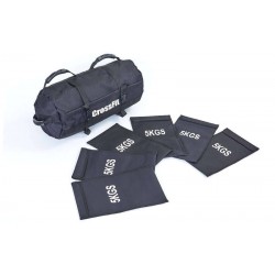Сумка для кроссфіта Sandbag Zelart 60LB (0,5-28 кг) чорний, код: FI-6232-3-S52