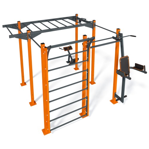 Спортивний комплекс InterAtletika Workout PRO Mid-1 3272х4404х2671 мм, код: KF902.21-SM Спортивний комплекс InterAtletika Workout PRO Mid-1 3272х4404х2671 мм, код: KF902.21-SM