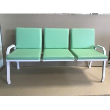 Банкетка медична коридорна зі спинкою Атон Original-3, код: 1496591738-A