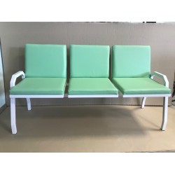 Банкетка медична коридорна зі спинкою Атон Original-3, код: 1496591738-A Банкетка медична коридорна зі спинкою Атон Original-3, код: 1496591738-A