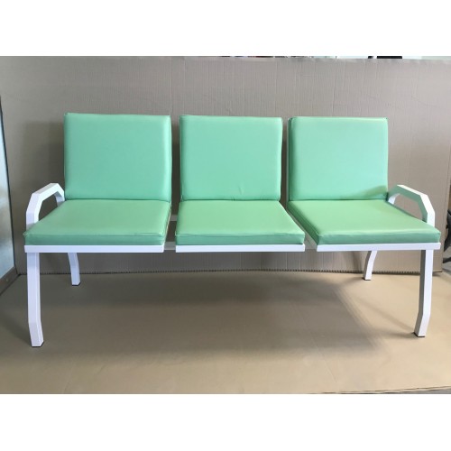 Банкетка медична коридорна зі спинкою Атон Original-3, код: 1496591738-A