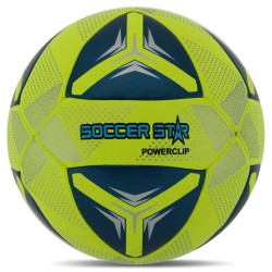 М"яч футбольний Hibred Soccer Star №5 PU, жовтий-синій, код: FB-6043