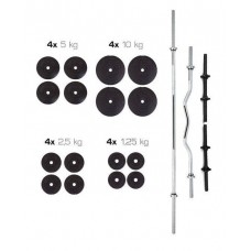 Набір штанга + гантелі WCG 91 кг, код: 320.000.015.1 Набір штанга + гантелі WCG 91 кг, код: 320.000.015.1