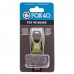 Свисток суддівський пластиковий Fox40 Sharx Safety, чорний-зелений, код: FOX40-SHARX-SAF_BKG
