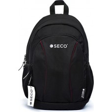 Рюкзак Seco Strando Black 420х280х180мм, чорний-червоний, код: 22290302-SE