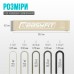 Резинки для фітнесу EasyFit MonoBand набір 5 шт, сірий, код: EF-1813-GY