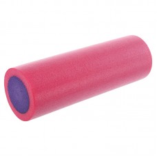 Ролер для йоги та пілатесу гладкий FitGo 450x150 мм, рожевий-фіолетовий, код: FI-9327-45_PV