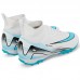 Сороконіжки футбольні з носком PlayGame розмір 42, білий-блакитний, код: 2501-3_42