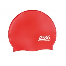 Шапочка для плавання Zoggs Silicone Cap Plain червона, код: 2023111401533
