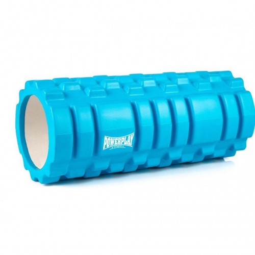 Масажний ролик (роллер) PowerPlay Massage Roller 330х140 мм, синій, код: PP_4025_Blue