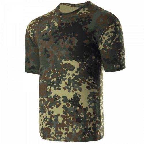 Футболка Camotec Bavovna Flecktarn, розмір M, камуфляж хакі, код: 2972900028898