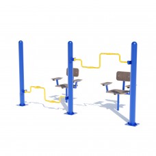 Вуличний тренажер Brustyle для м'язів рук і ніг 2800х1120х1410 мм, код: SG121 Вуличний тренажер Brustyle для м'язів рук і ніг 2800х1120х1410 мм, код: SG121