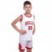 Форма баскетбольна дитяча NBA клуб Chicago Bulls 23 2XL (12 років), 150-162см, білий-червоний, код: 5351_2XLWR