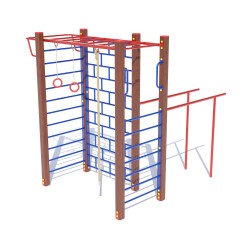 Гімнастичний комплекс для дітей Miros “Ковбой”, код: DIO601