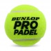 М"яч для великого тенісу Dunlop Pro Padel 3шт, салатовий, код: DL601384-S52 М"яч для великого тенісу Dunlop Pro Padel 3шт, салатовий, код: DL601384-S52