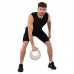 Гиря цільна з TPR покриттям Star Moon 20LB, 9 кг, сірий, код: SC-80145-20LB_GR