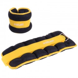 Обважнювачі Zelart 2х2 кг, жовтий, код: FI-2502-4_Y Обважнювачі Zelart 2х2 кг, жовтий, код: FI-2502-4_Y