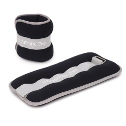 Обважнювачі-манжети для ніг та рук Cornix 2x2 кг, чорний, код: XR-0242