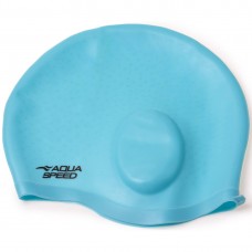 Шапочка для плавання Aqua Speed Ear Cap Comfort бірюзовий, код: 5908217698926
