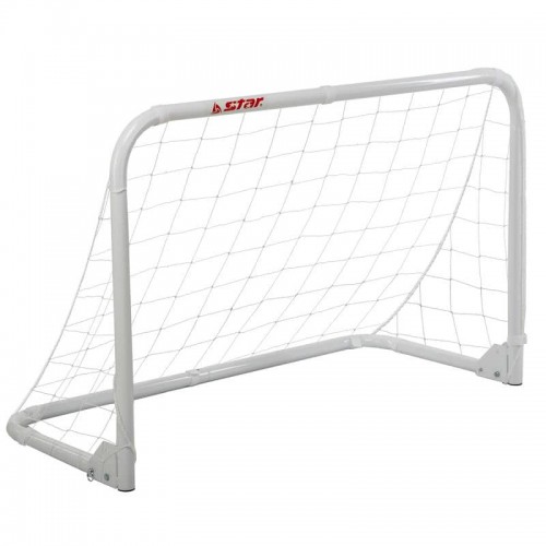 Ворота футбольні із сіткою Star 1200х800х600 мм, 1шт, білий, код: SN940C-S52 Ворота футбольні із сіткою Star 1200х800х600 мм, 1шт, білий, код: SN940C-S52