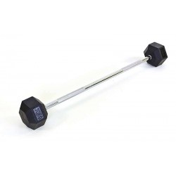 Штанга фіксована BioGym Rubber Hexagon Barbell 30 кг, код: TA-6230-30