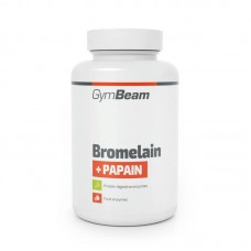 Харчова добавка GymBeam Bromelain Papain 90 капсул, код: 8588007275796