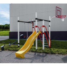 Дитячий комплекс Ladas 3530x5100x2500 мм, код: УД-06 Дитячий комплекс Ladas 3530x5100x2500 мм, код: УД-06