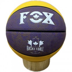 М"яч баскетбольний Fox №7 PU, жовтий-бузковий, код: FOX-826-WS М"яч баскетбольний Fox №7 PU, жовтий-бузковий, код: FOX-826-WS