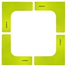 Набір плоских кутових фішок-маркерів Meta Flat Corner Marker Set of 4 25х25 см, лимоний, код: 080101514668