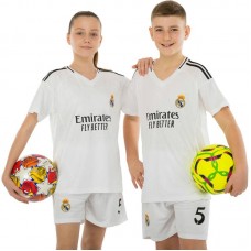 Форма футбольна дитяча PlayGame із символікою Real Madrid Bellingham 5 домашня 2025, розмір 30, зріст 150-160, білий, код: CO-4636_30