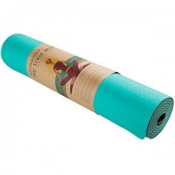 Килимок для фітнесу та йоги FitGo 6 мм, код: 5415-2GBR Килимок для фітнесу та йоги FitGo 6 мм, код: 5415-2GBR