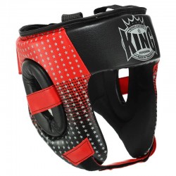 Шолом боксерський в мексиканському стилі PVC Top King XL, червоний, код: TPK012_XLR