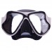 Маска для плавання Zelart чорний-білий, код: M266-SIL_BKW