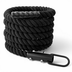 Канат для лазіння Orlins 8 м, діаметр 40 мм бавовняний з кронштейном чорний, код: RO-49 Канат для лазіння Orlins 8 м, діаметр 40 мм бавовняний з кронштейном чорний, код: RO-49