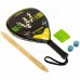 Набір для падел-тенісу Camewin Pro 1 ракетка у чохлі, жовтий-чорний, код: BT-6530_Y Набір для падел-тенісу Camewin Pro 1 ракетка у чохлі, жовтий-чорний, код: BT-6530_Y