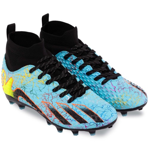 Сороконіжки футбольні підліткові з носком PlayGame розмір 36, блакитний, код: 2522-1-35-39-2_36