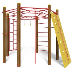 Гімнастичний комплекс Атлет InterAtletika 2829х3417х2595 мм, код: S724.1-SM