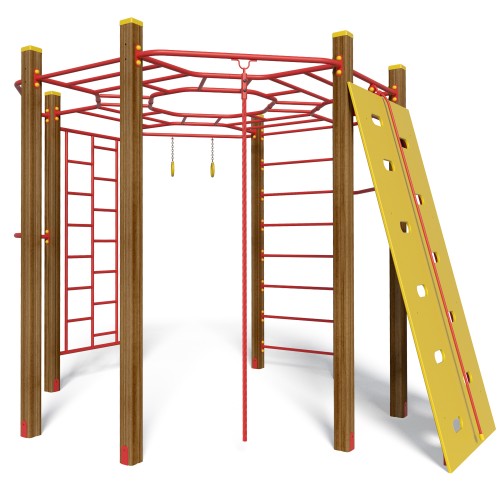 Гімнастичний комплекс Атлет InterAtletika 2829х3417х2595 мм, код: S724.1-SM