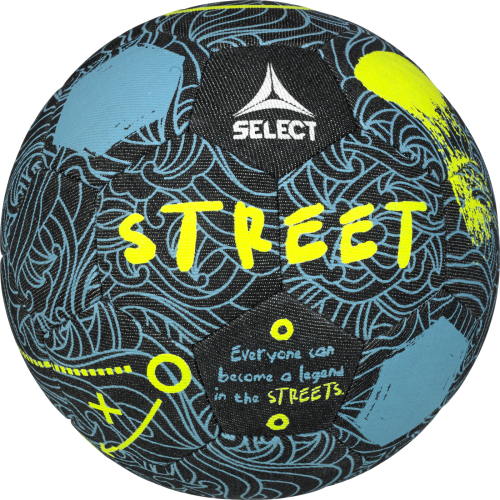 М"яч футбольний Select Street v24 №4,5, темно-синій-блакитний, 4,5, код: 5703543350384