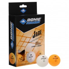 Набір м"ячів для настільного тенісу Donic Jade 12 штук, різнокольоровий, код: MT-618045-S52
