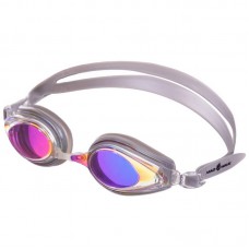 Окуляри для плавання дорослі MadWave Techno Mirror II срібний, код: M042803_GR Окуляри для плавання дорослі MadWave Techno Mirror II срібний, код: M042803_GR