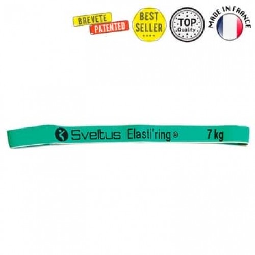 Гумка для фітнесу тканинна Sveltus Elasti"ring 7 кг, зелена, код: SLTS-0153