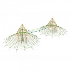 Канатний лабіринт Miros 22500х10800х5400 мм, код: LK207